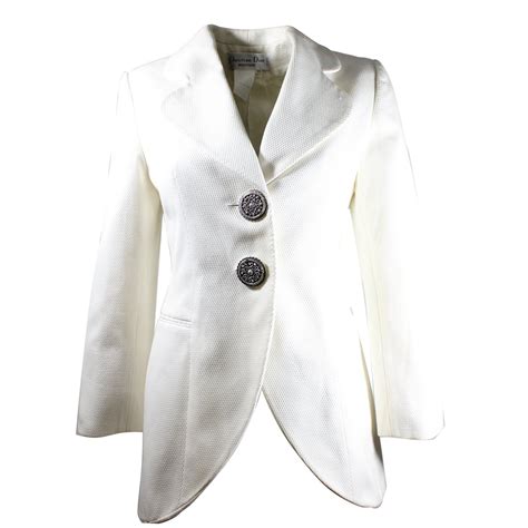 christian dior white jacket|christian dior jacket prices.